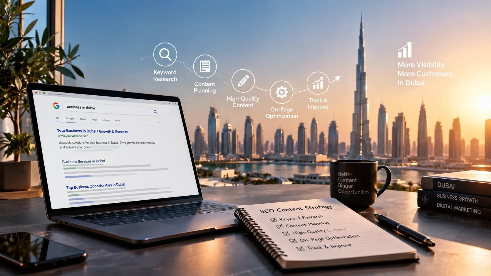 How to Build an SEO Content Strategy for a Business in Dubai