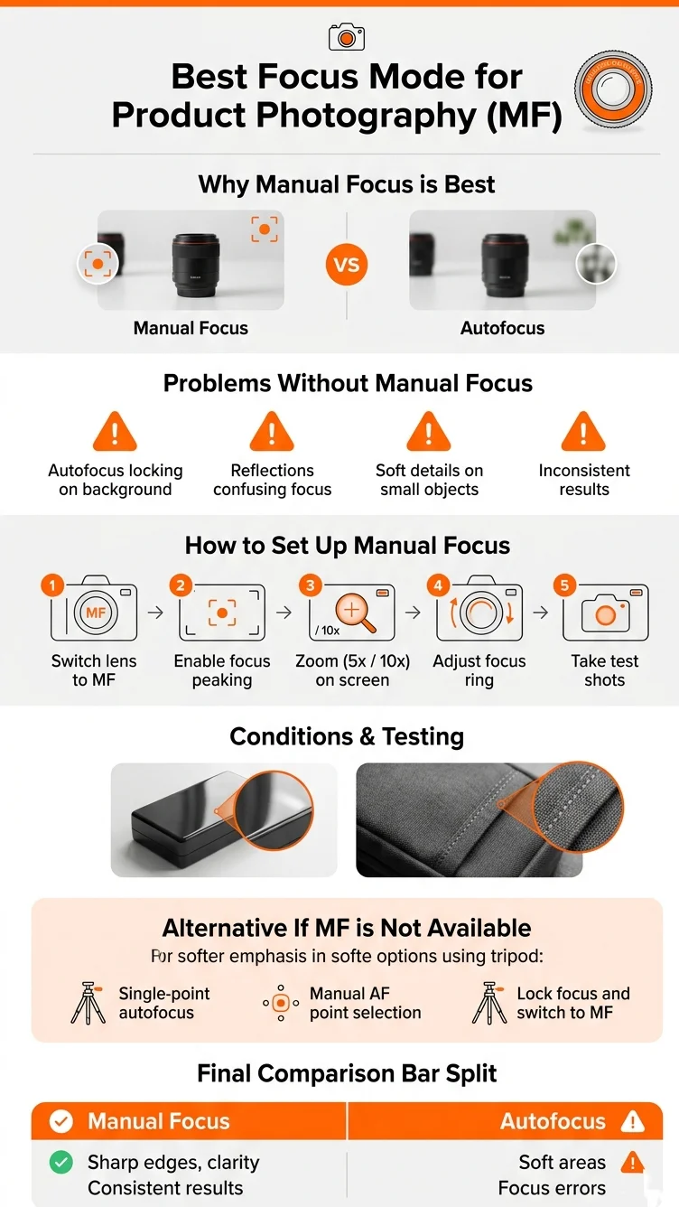 Best Settings for Product Photography using manual mode and tripod setup