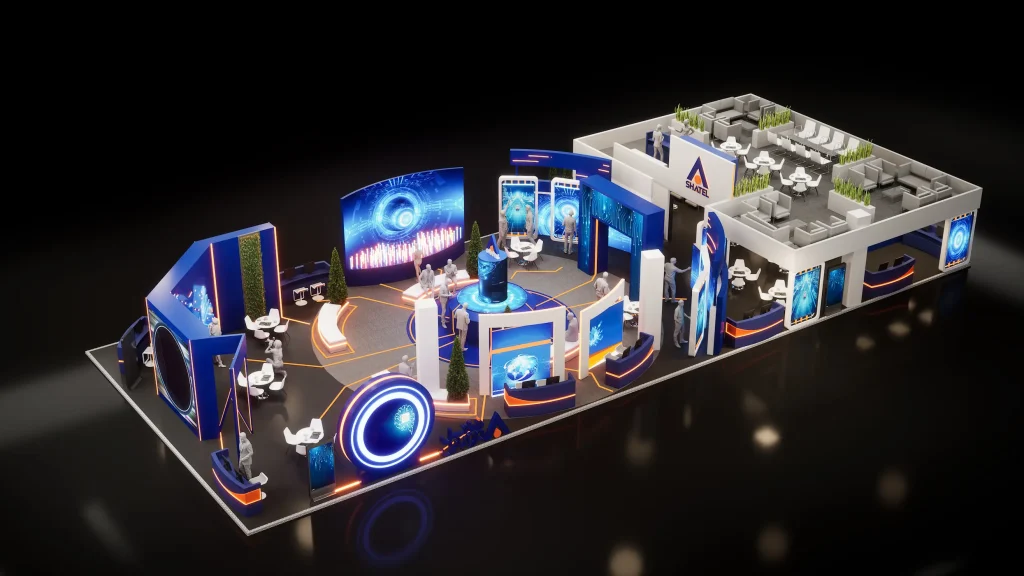 Booth Design Shatel at Elecomp 2024 — 3