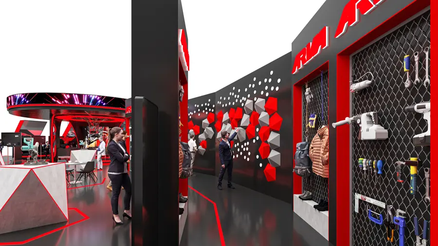 Booth Design Arva at Industry and Construction Exhibition 2024 — 12