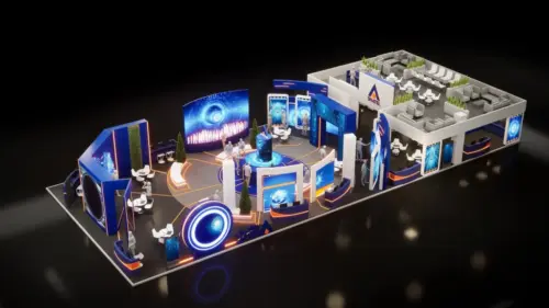 Booth Design Shatel at Elecomp 2024 — 4