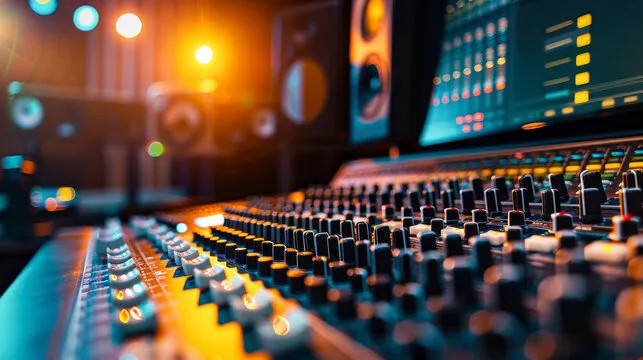 Helio podcast studio with professional microphones