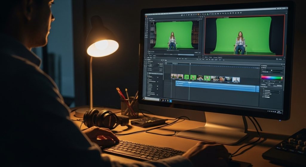 The choice between Green Screen vs On-Location Filming affects the visual impact