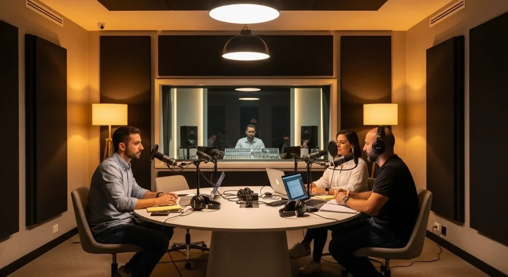 Podcast Studio Setup Home vs Rented