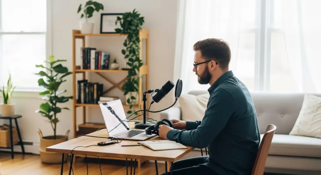 Podcast Studio vs. Home Recording