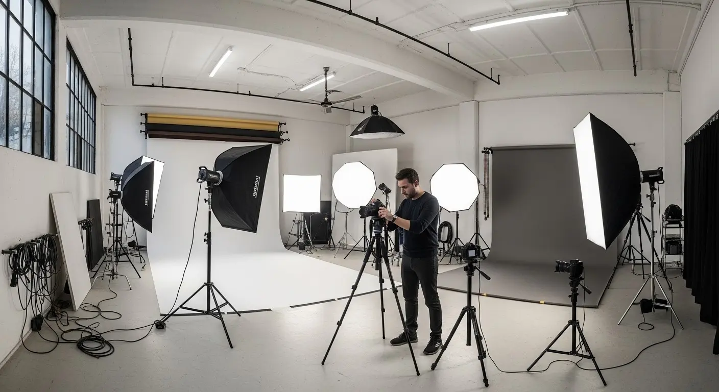 photography studio size requirements: minimum to ideal dimensions