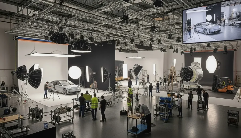 Ideal photography studio size for big subjects.