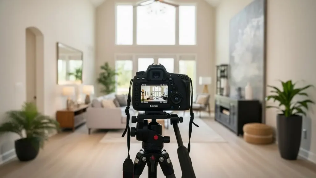 Indoor spaces often require the most precise camera settings, especially in mixed lighting or tight rooms