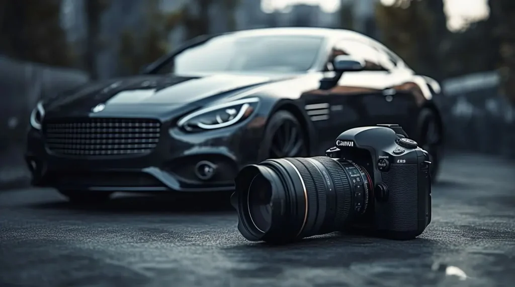 best camera for car photography shooting detailed car exterior and reflections