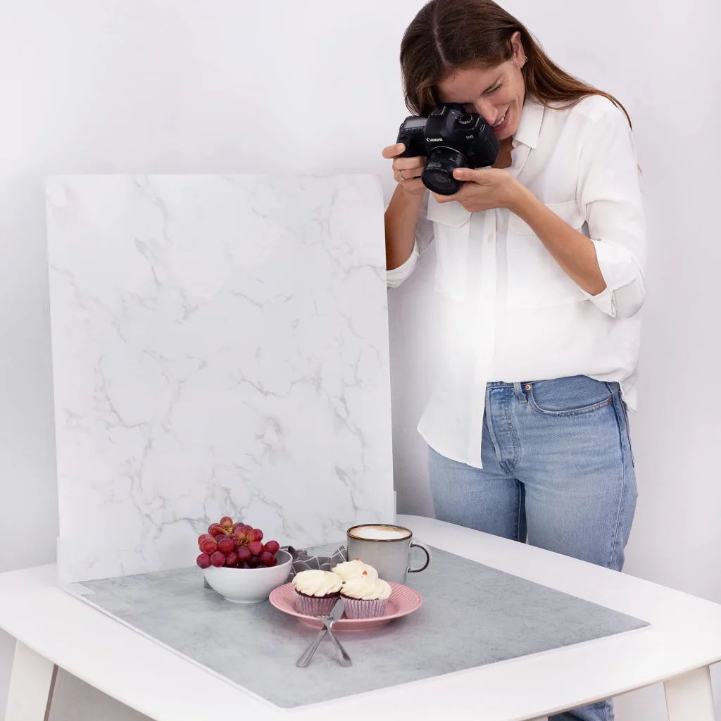Comparison of the best product photography backdrops, including paper, vinyl, and textured surfaces for different products
