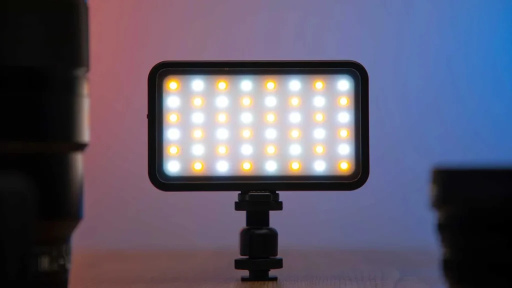 Best lighting for YouTube videos using a simple LED setup in a home studio